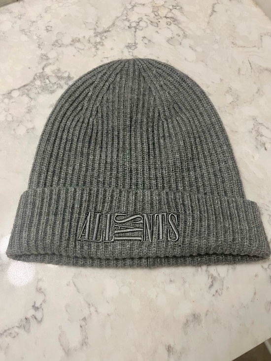 All Saints Other - All Saints Grey Ribbed Beanie